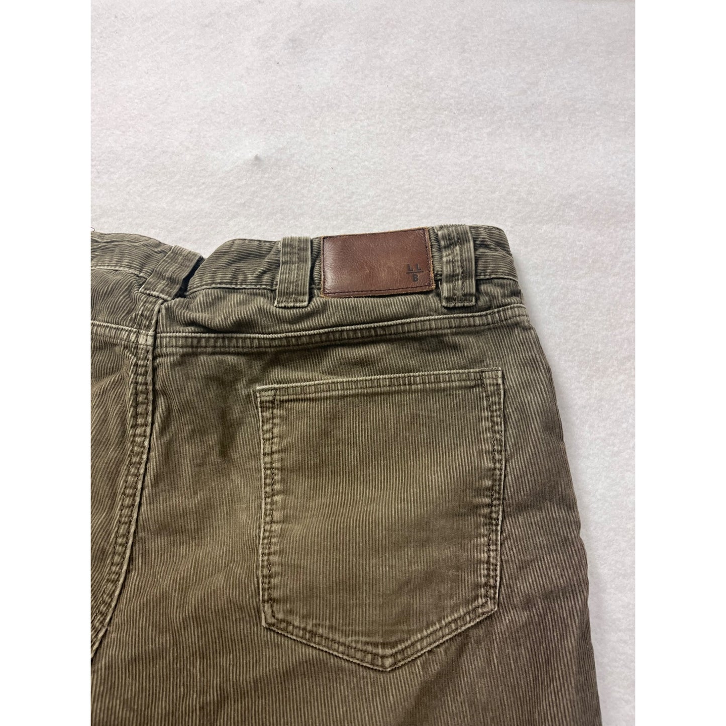 Men’s LLBean Signature Brown Corduroy Pants #6013