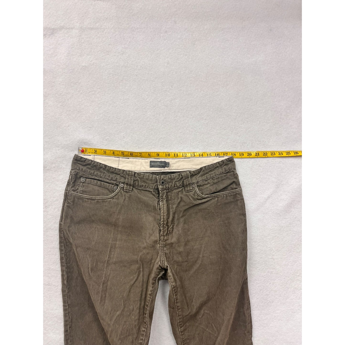 Men’s LLBean Signature Brown Corduroy Pants #6013