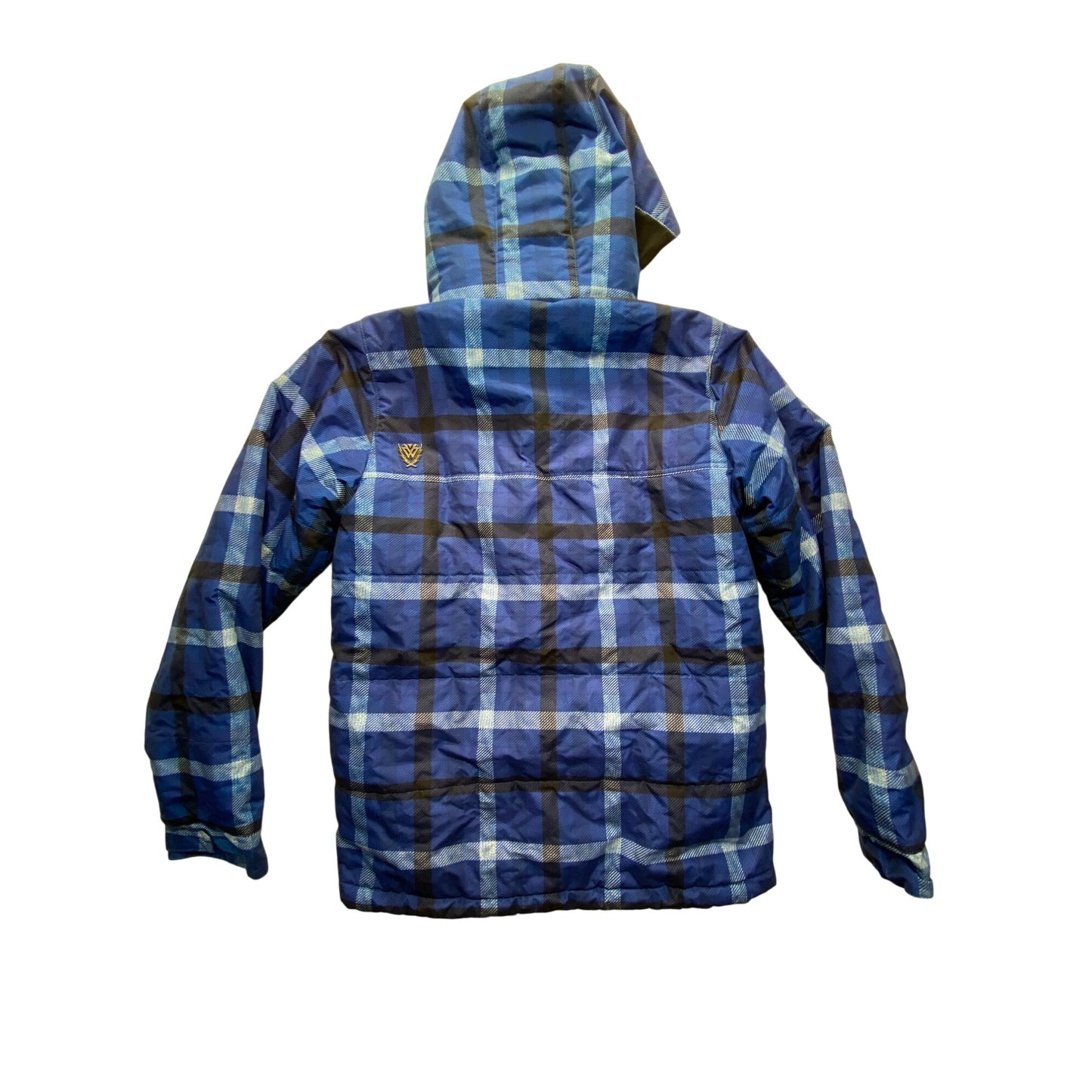 Burton Youth XL "The White Collection" Plaid Ski Jacket #7053