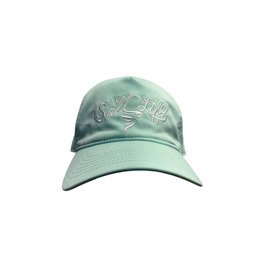 Salt Life Mint Green Baseball Cap With White Embroidery Adjustable Strap 360B