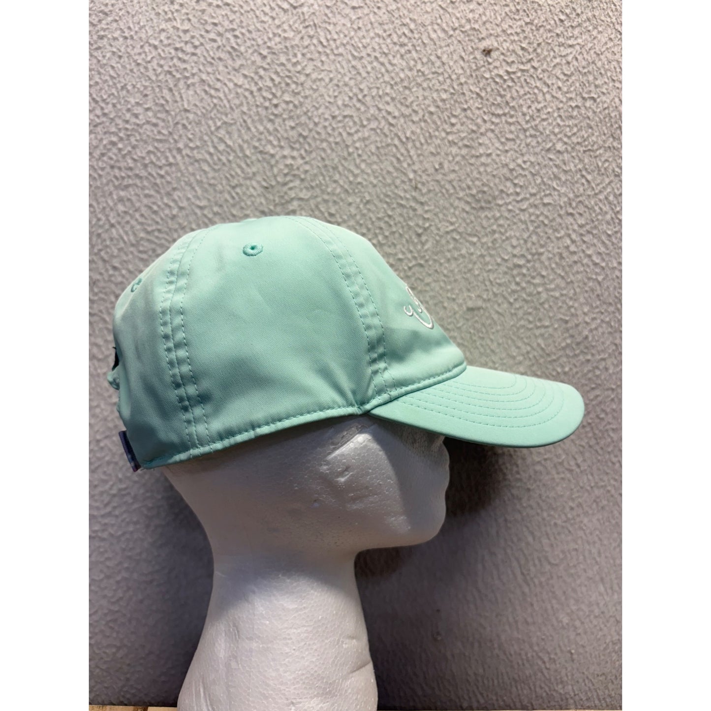 Salt Life Mint Green Baseball Cap With White Embroidery Adjustable Strap 360B