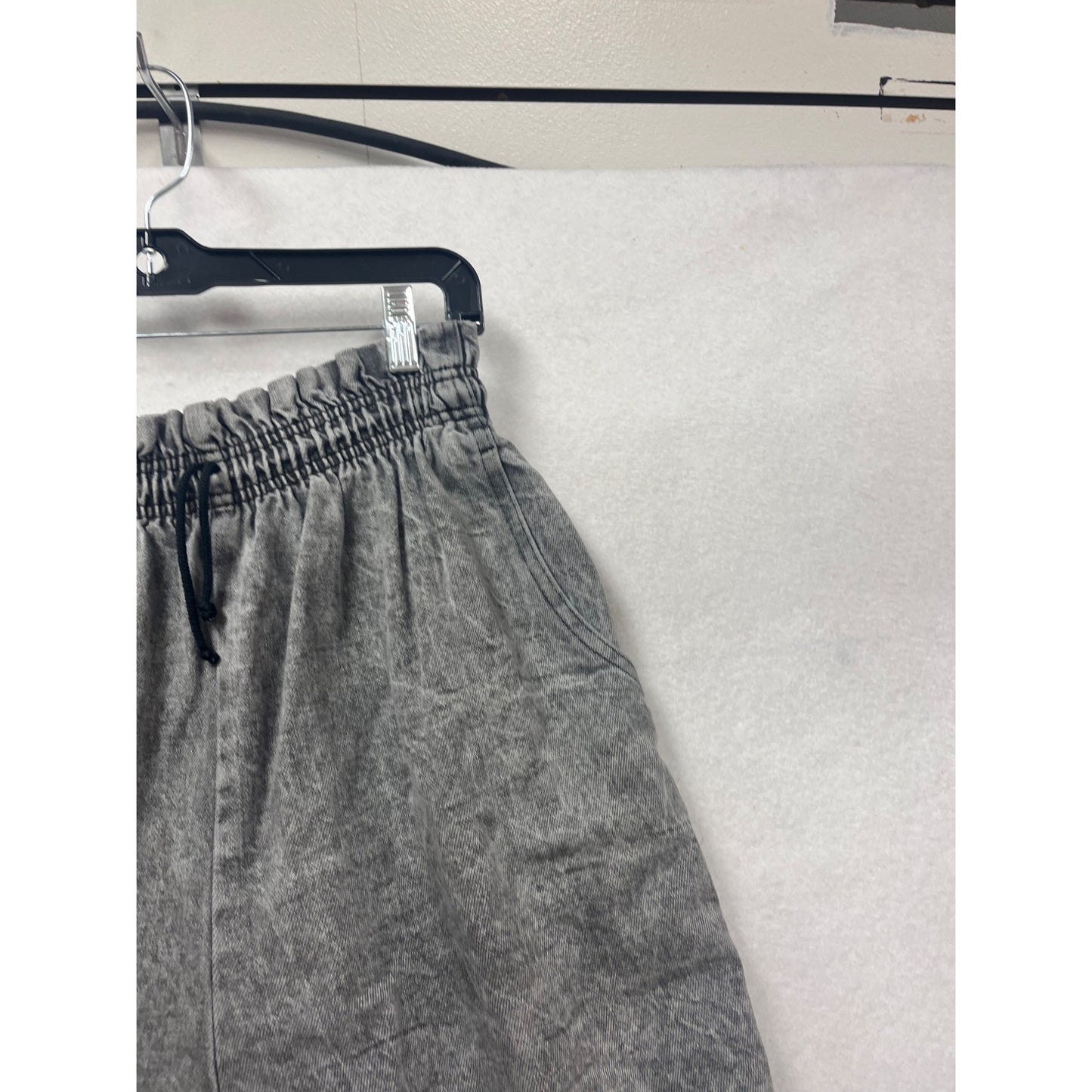 Vintage PatchN Place Gray Elastic Waist Pants #201A