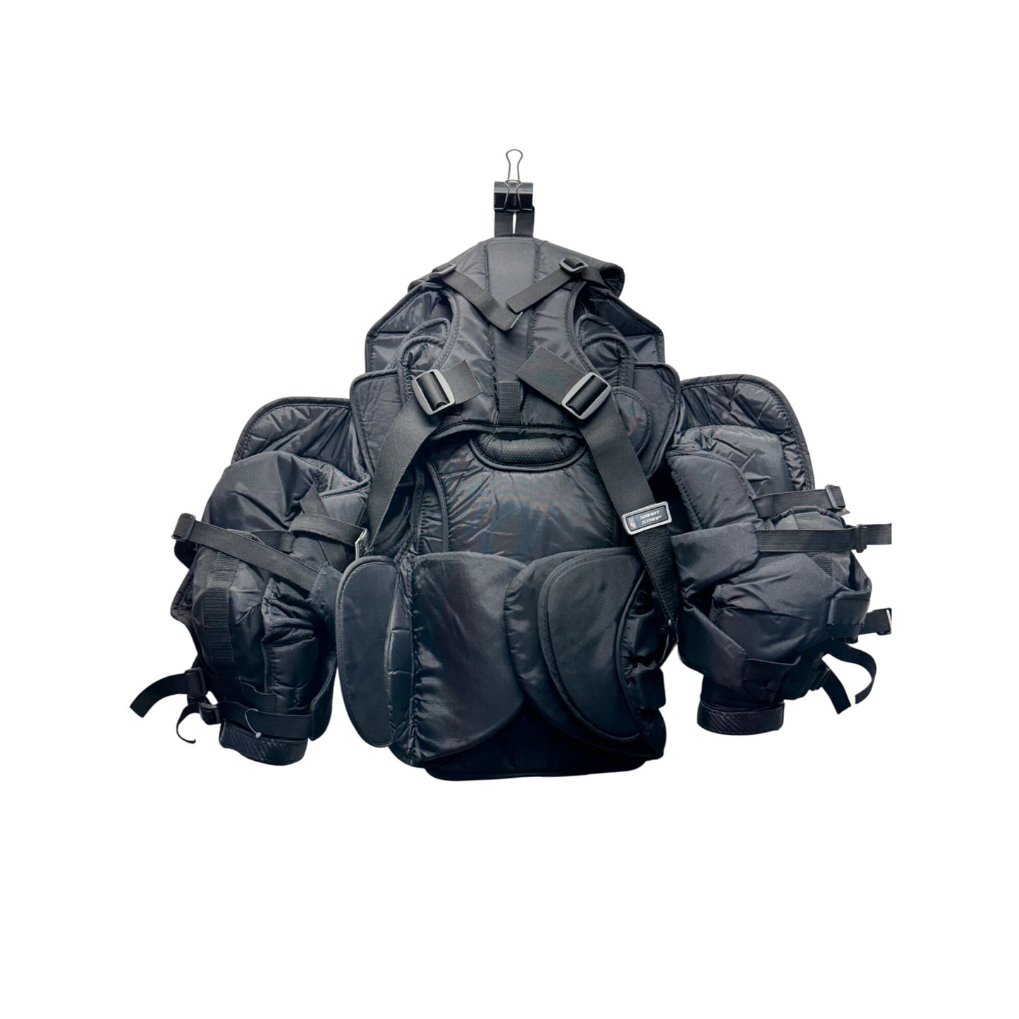 Hockey Chest Protector By 8X Strap System Black/Gold M Impact Foam Padding 110B