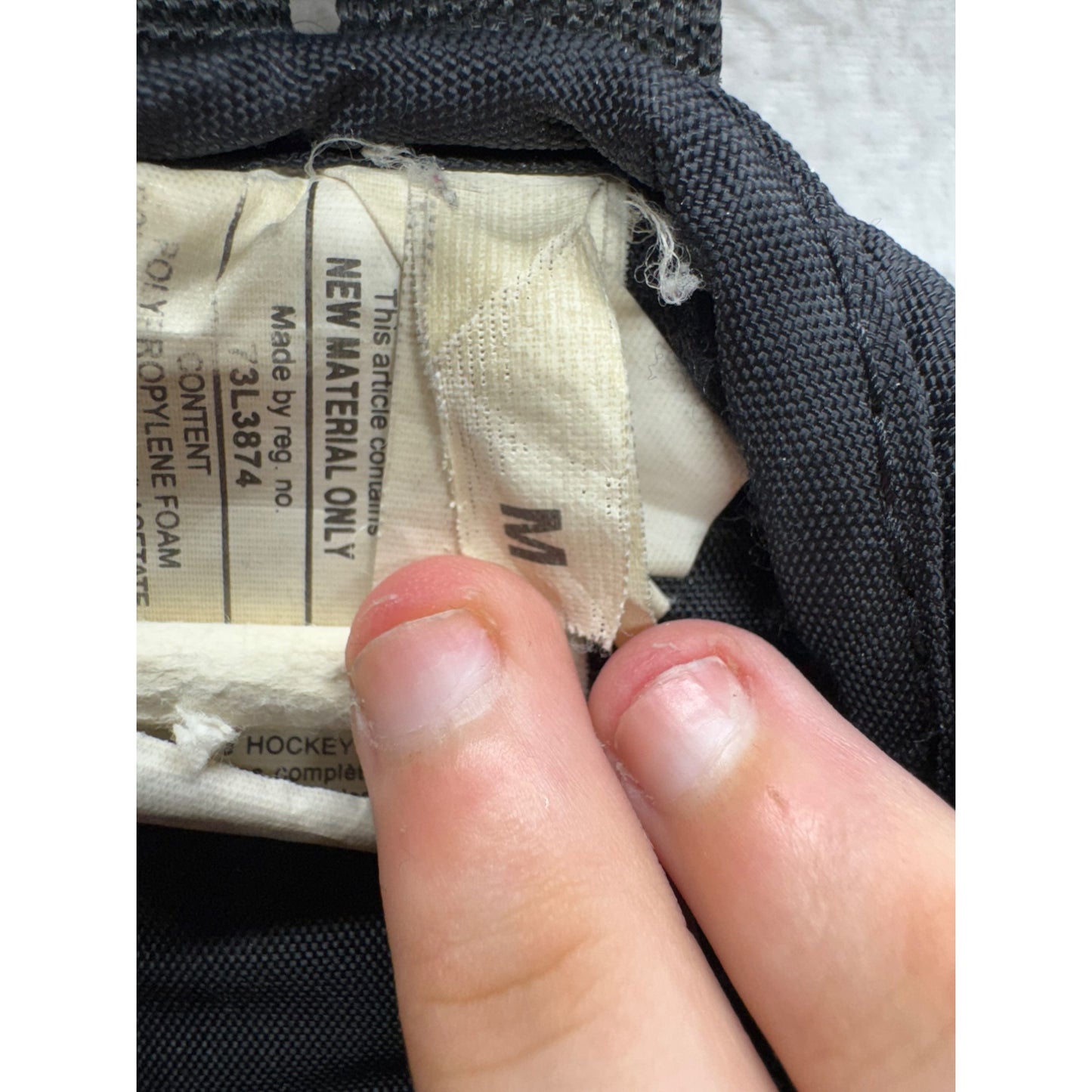 Hockey Chest Protector By 8X Strap System Black/Gold M Impact Foam Padding 110B