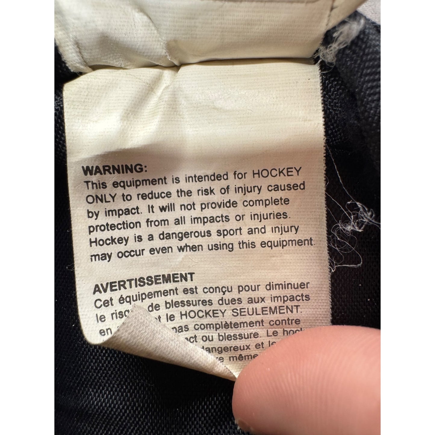 Hockey Chest Protector By 8X Strap System Black/Gold M Impact Foam Padding 110B