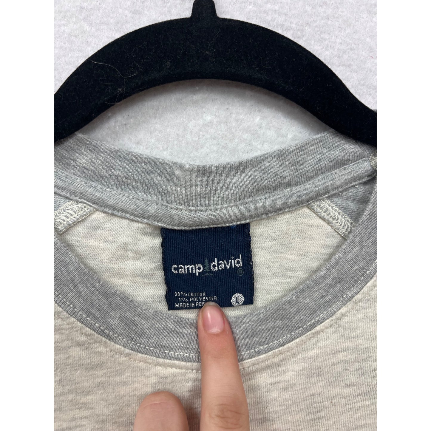Camp David Sleeveless Tee St. George Island 78 Gray L #613A