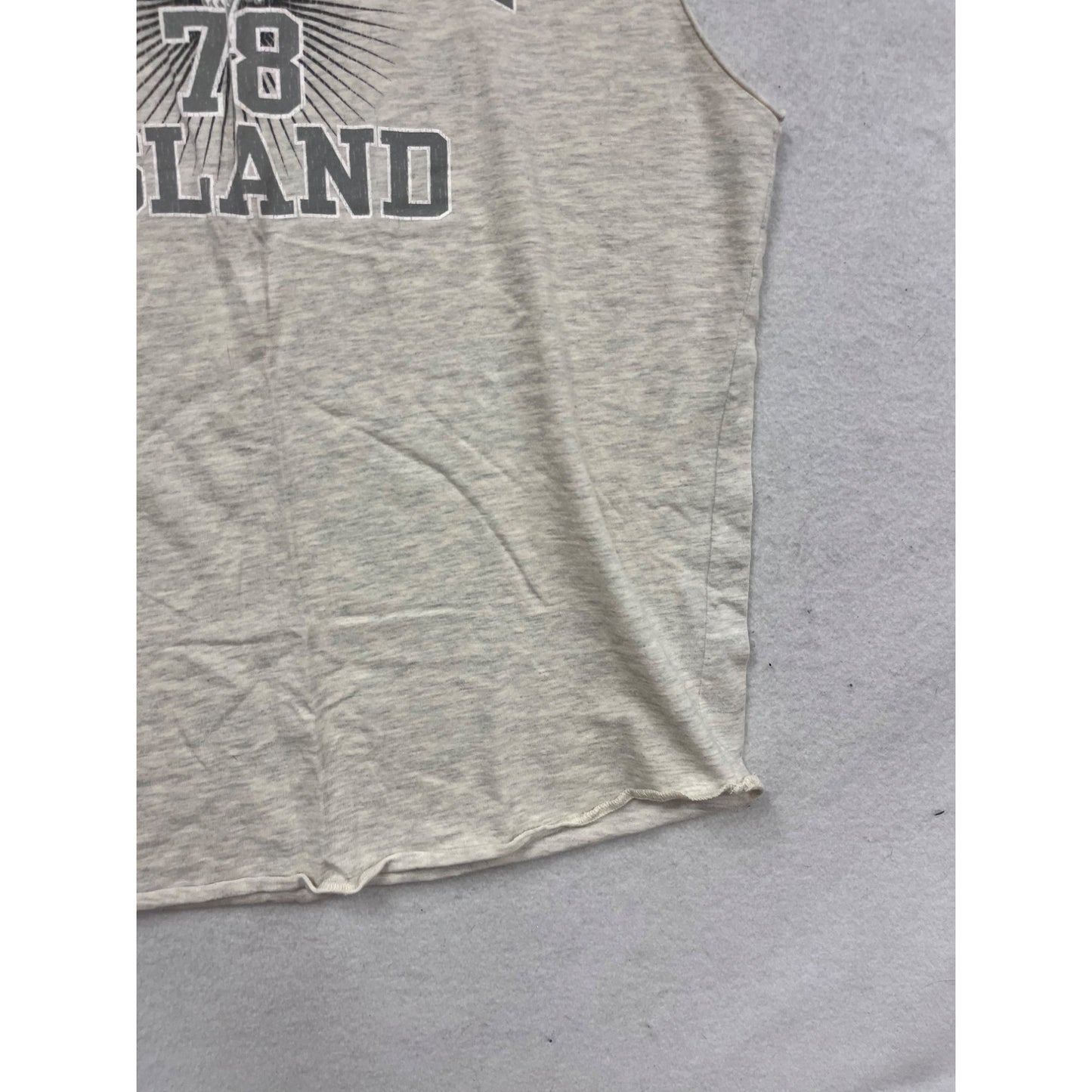 Camp David Sleeveless Tee St. George Island 78 Gray L #613A