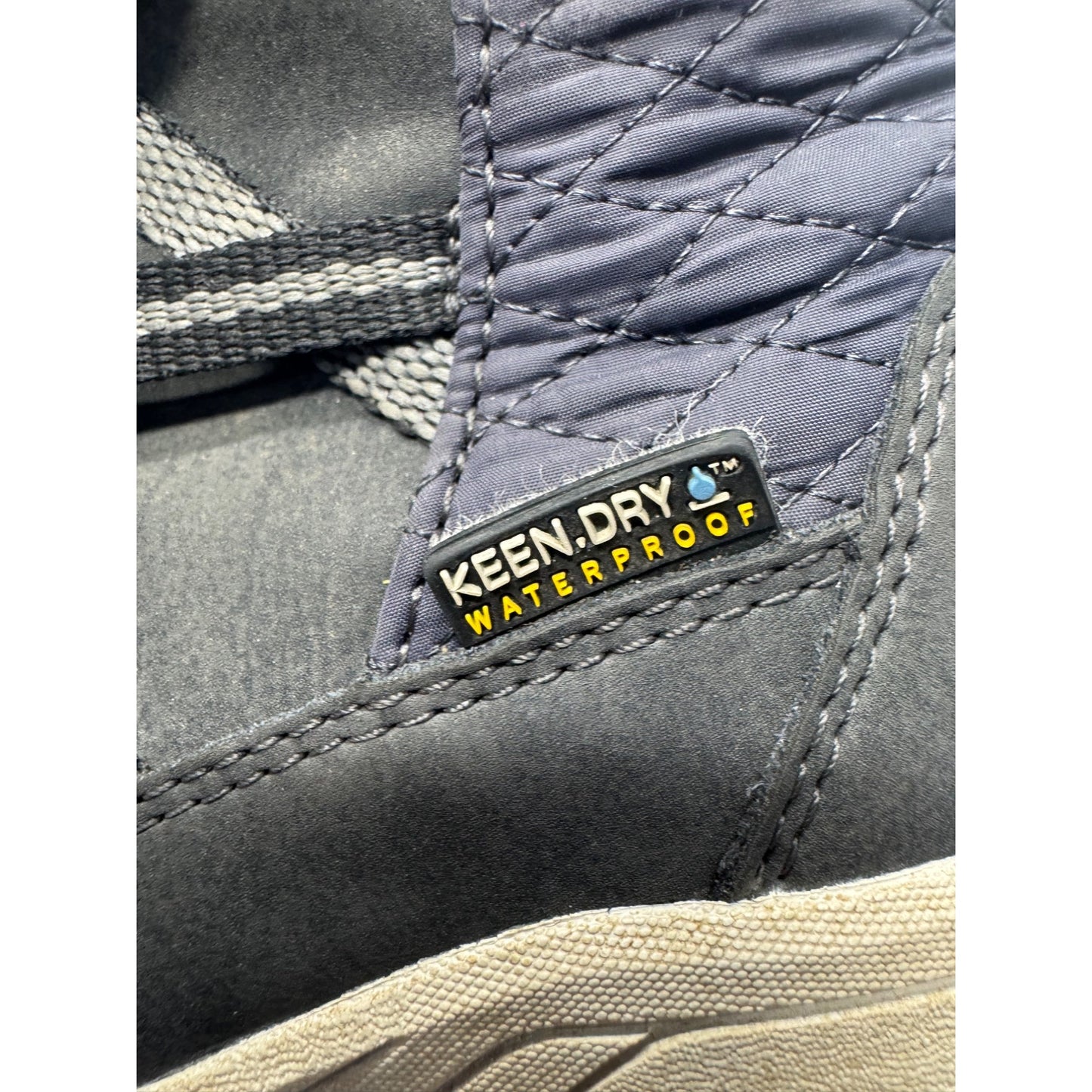 Keen Waterproof Insulated Winter Boots Black & Gray Size 7 #9823