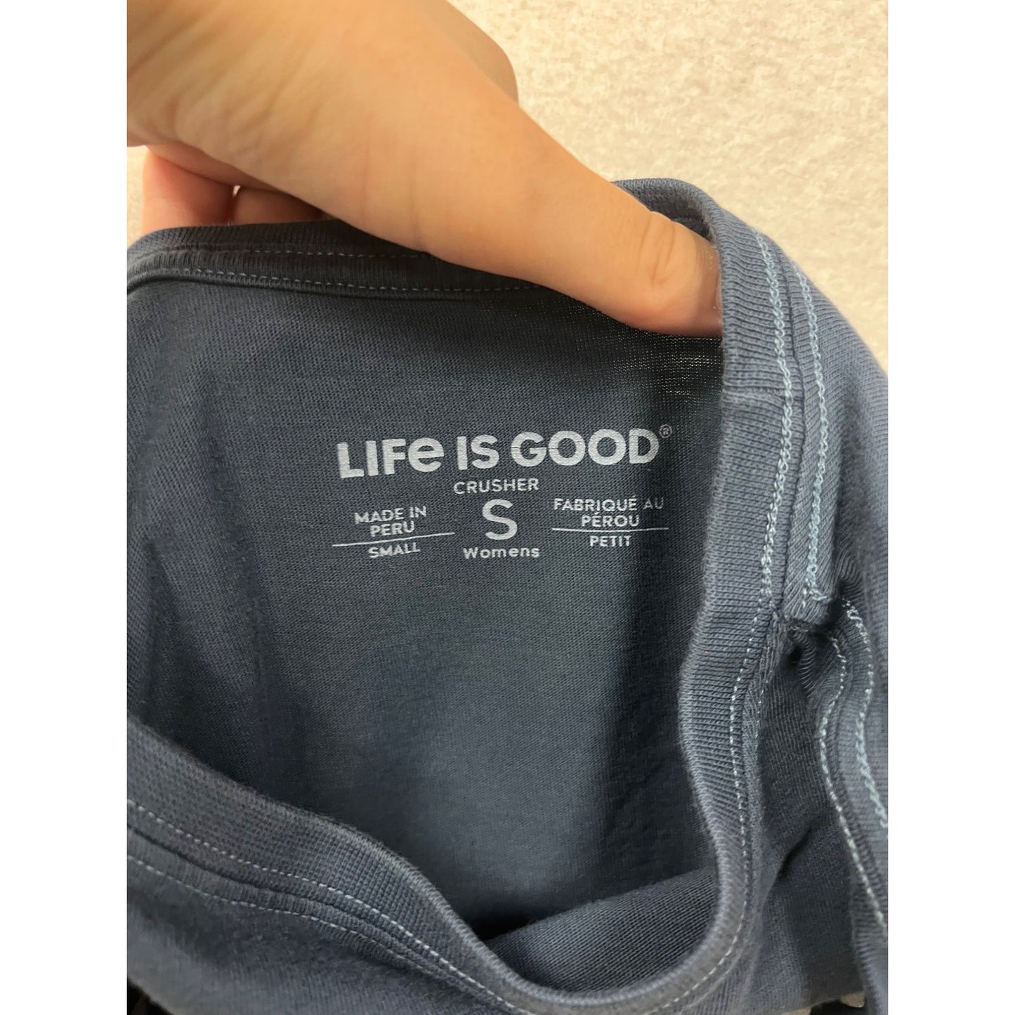Life Is Good Crusher T-Shirt "I Like Crafts” Casual S #111A