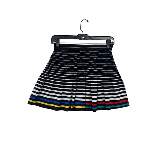 Tail Girls Striped Pleated Skirt Size 6 Black White Multicolor #58A