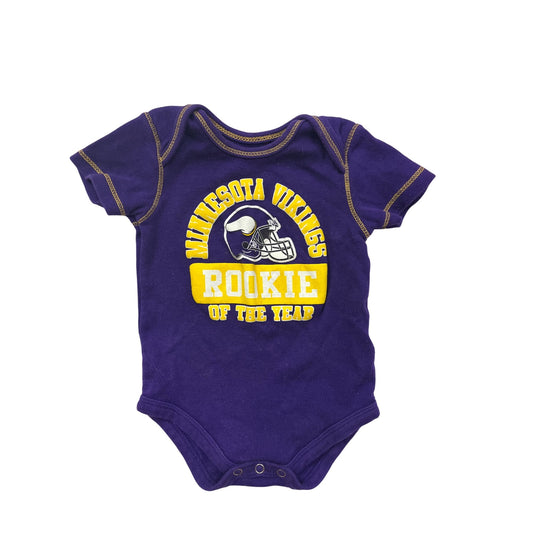 Minnesota Vikings Rookie Of The Year Baby Bodysuit Purple 3/6 Months #6463