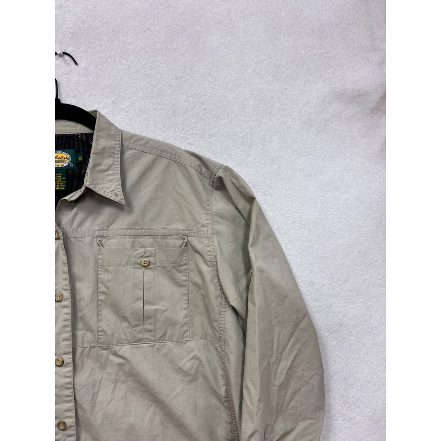 Cabelas Long-Sleeve Button-Up Shirt L #8754