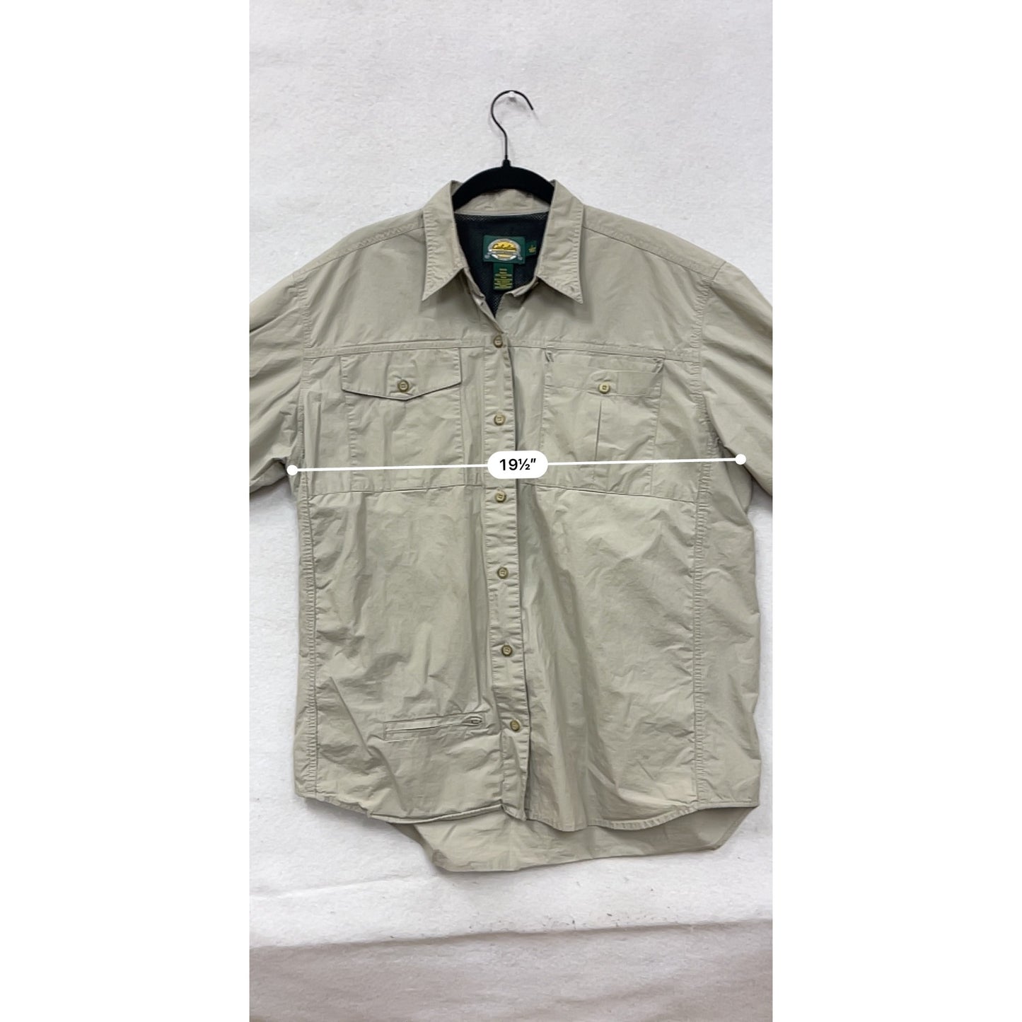 Cabelas Long-Sleeve Button-Up Shirt L #8754