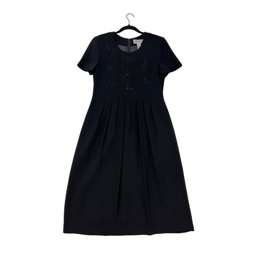 Vintage 90s Jessica Howard Womens Black Dress Size 10 #8014