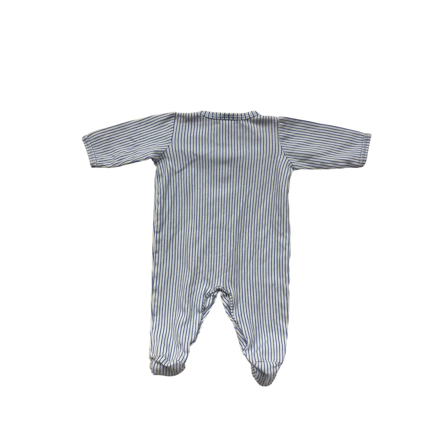 Little Me Baby Striped Footed Bodysuit 6M #6561