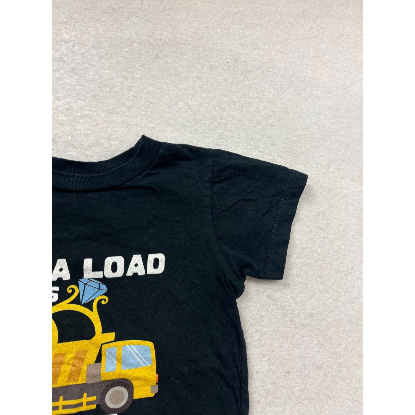 Toddler Black T-Shirt "Get A Load Of This Im The Ring Bearer" 3T #151C
