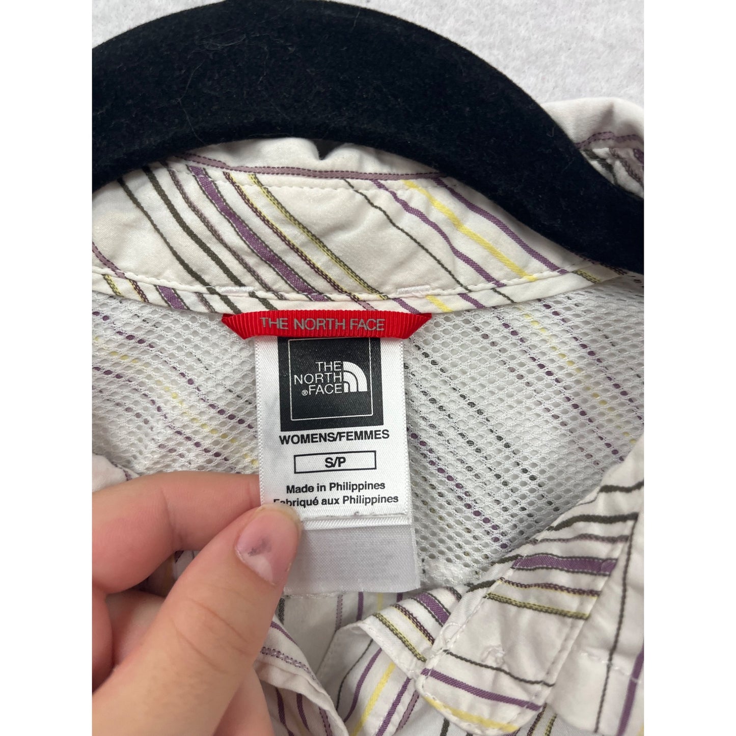 The North Face Striped Button-Up Shirt S #487A