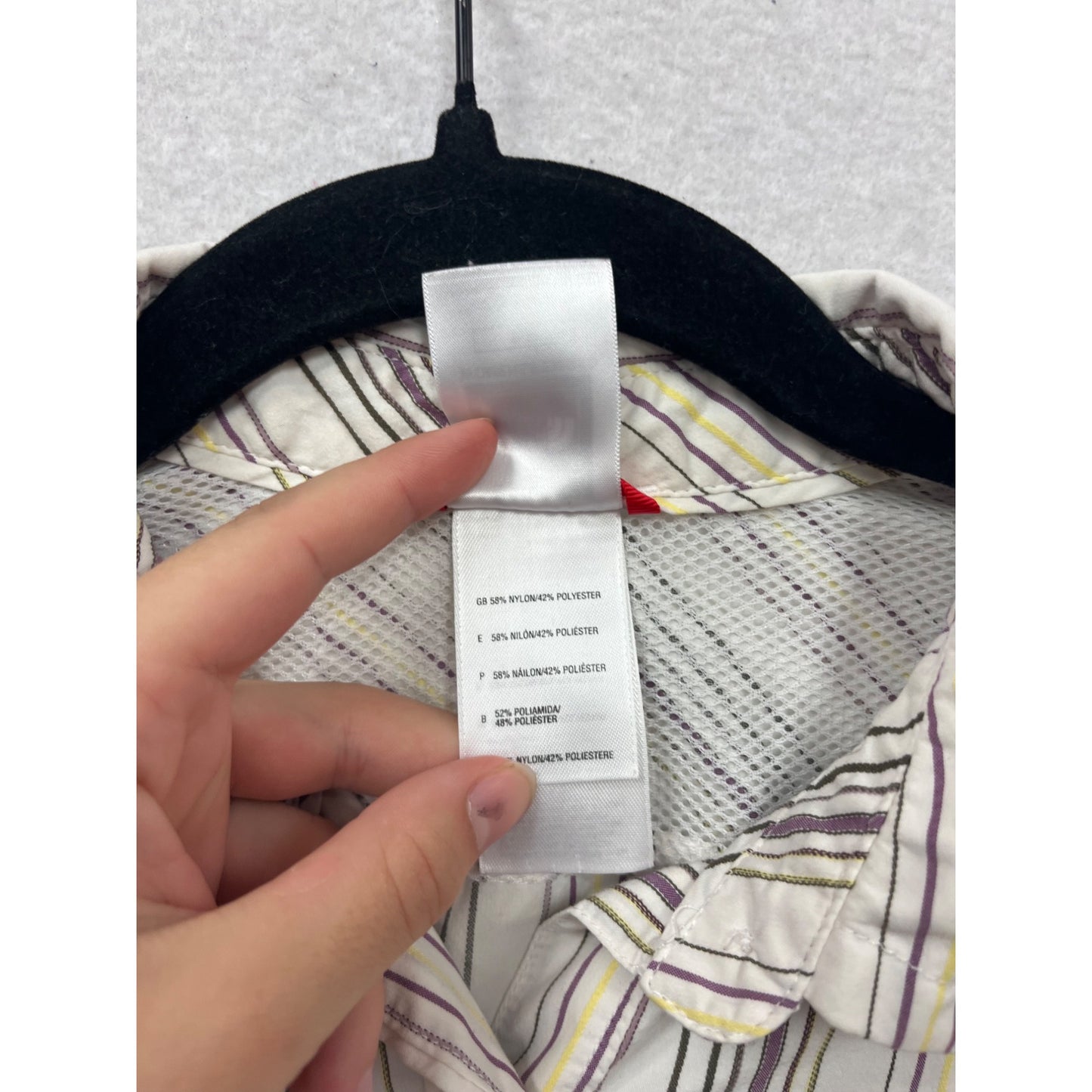 The North Face Striped Button-Up Shirt S #487A