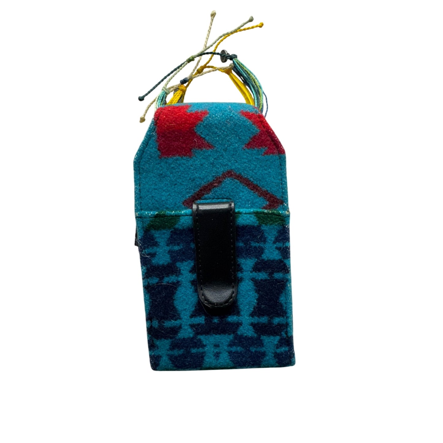 Pendleton Wool Belt Pouch Case With Drawstring Closure & Native Navajo #9890