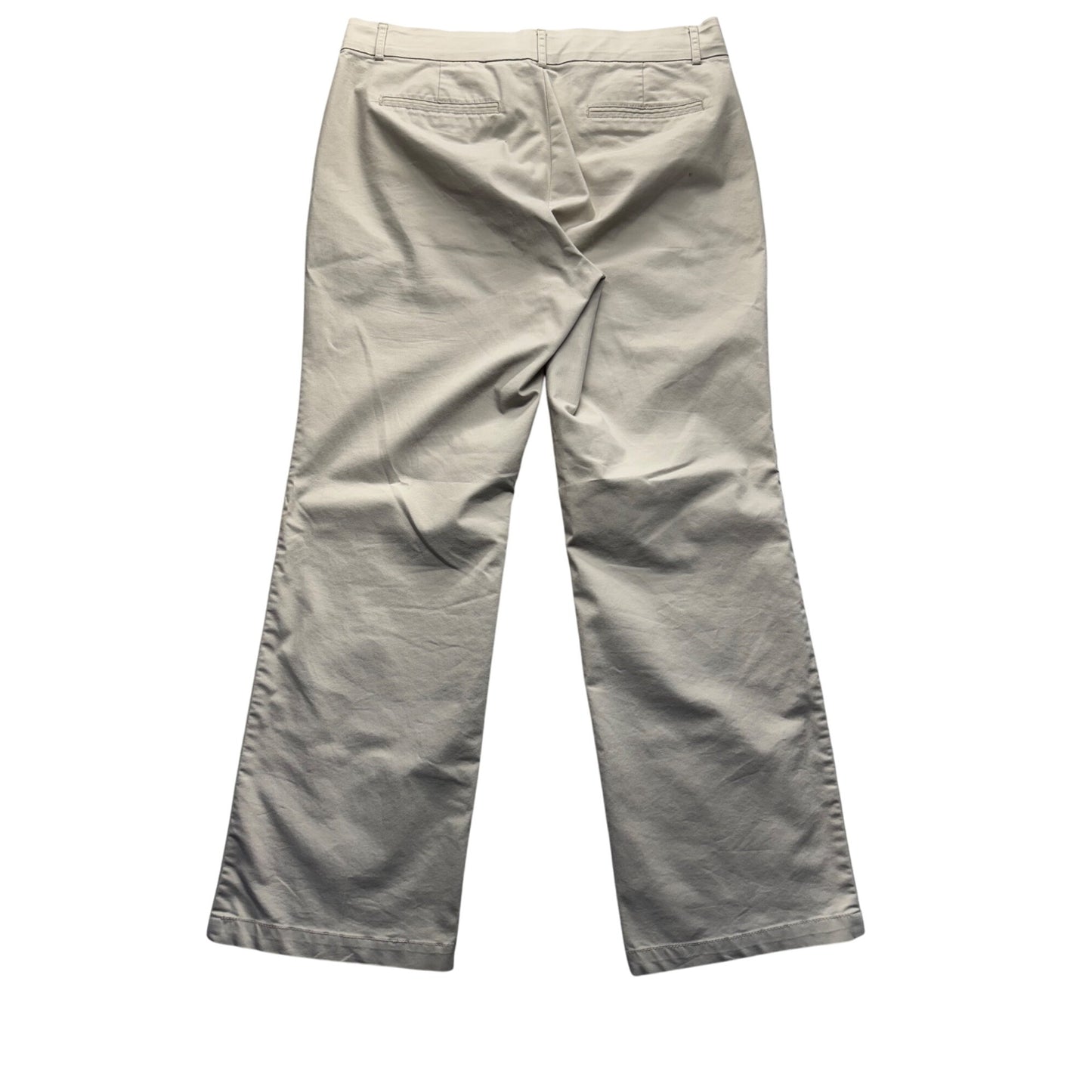 Dockers Beige Wide-Leg Cotton Blend Pants Size 14M #168B