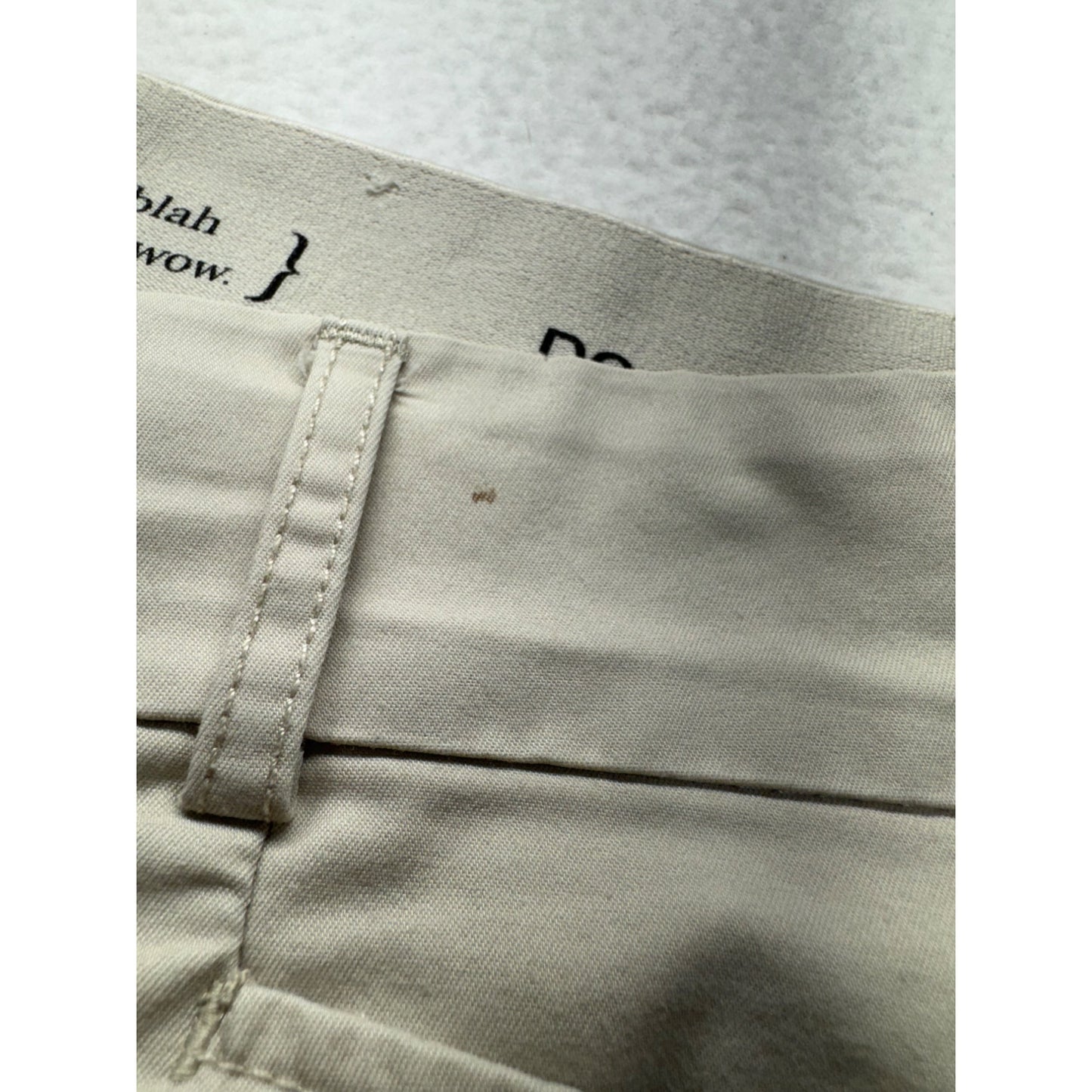 Dockers Beige Wide-Leg Cotton Blend Pants Size 14M #168B