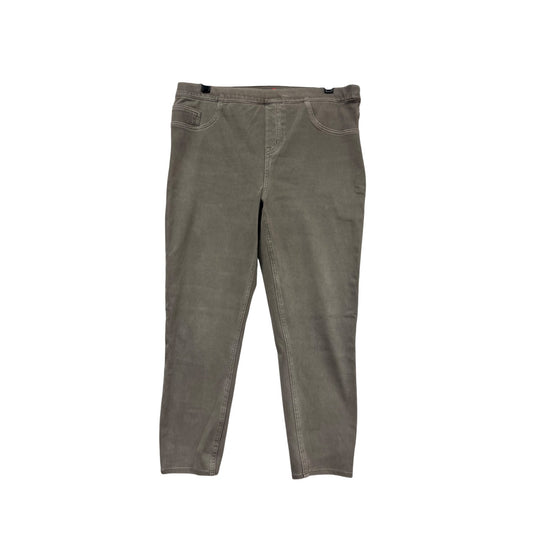 Spanx XLJ Olive Green Stretch Pants #943A