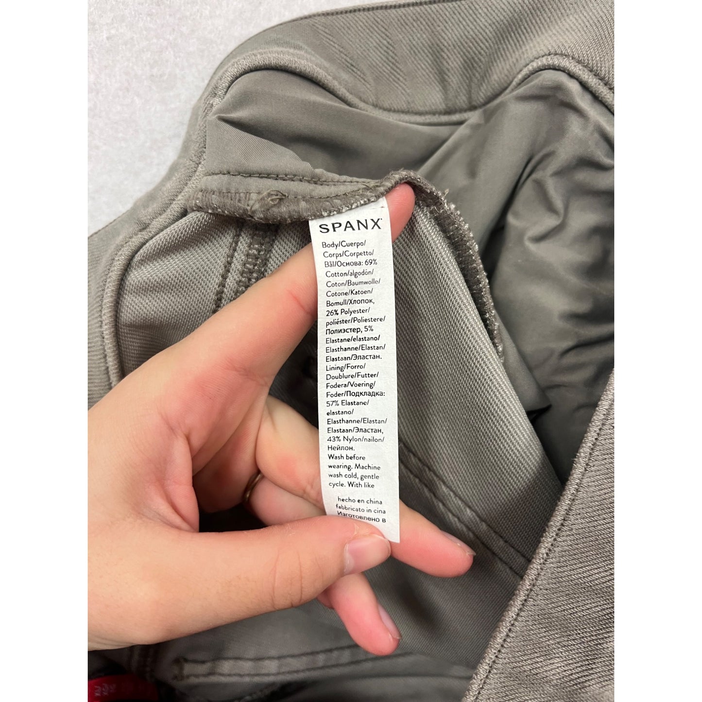 Spanx XLJ Olive Green Stretch Pants #943A