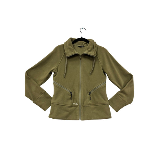 Oakley Womens Fleece Jacket Olive Green  Zip-Up Size S #6297