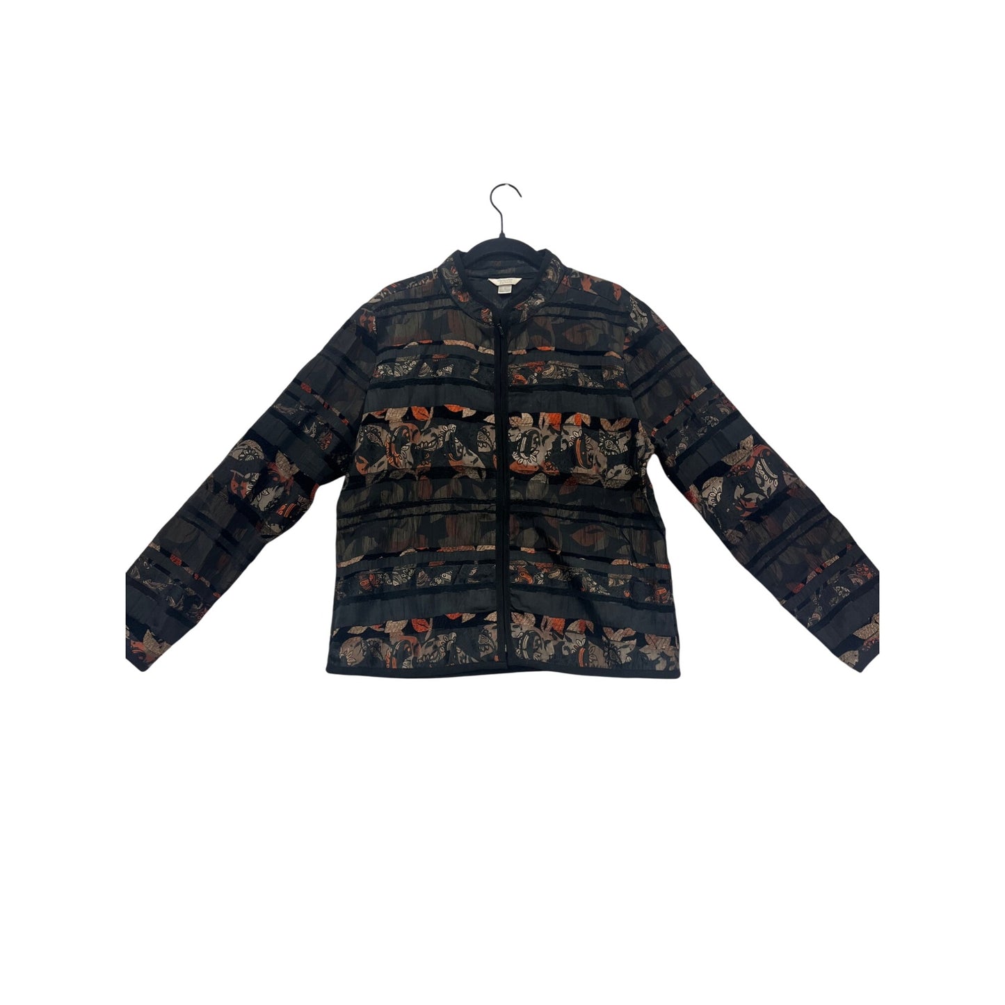 Christopher & Banks Floral Pattern Jacket L #363A