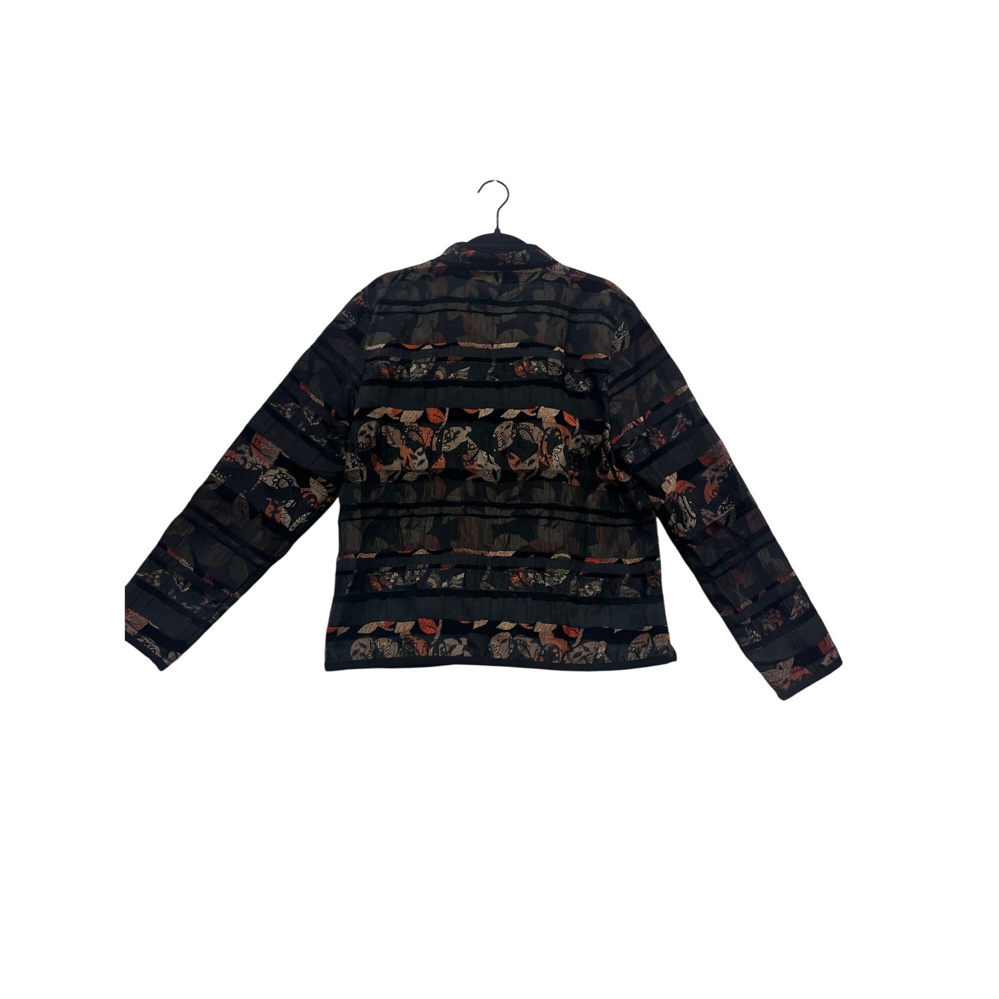 Christopher & Banks Floral Pattern Jacket L #363A