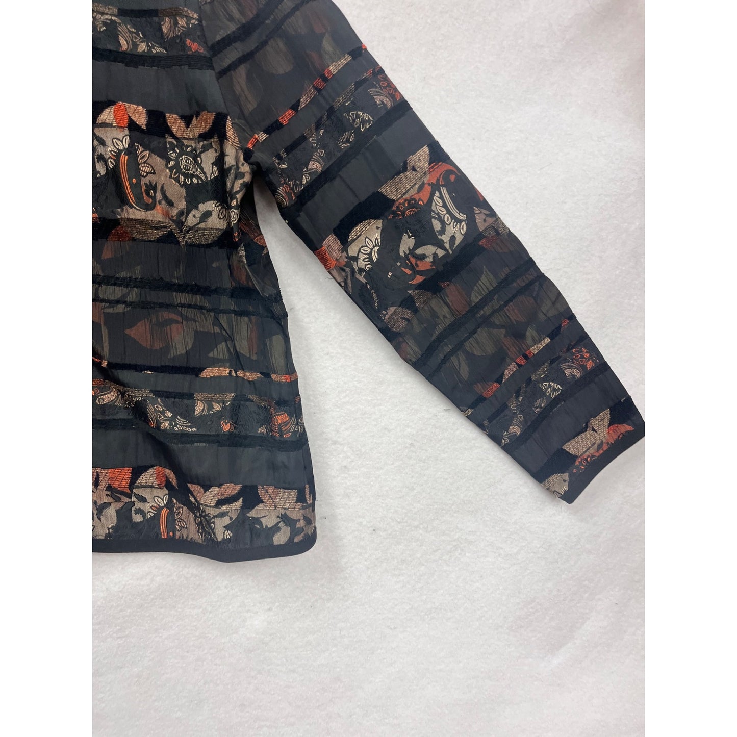 Christopher & Banks Floral Pattern Jacket L #363A