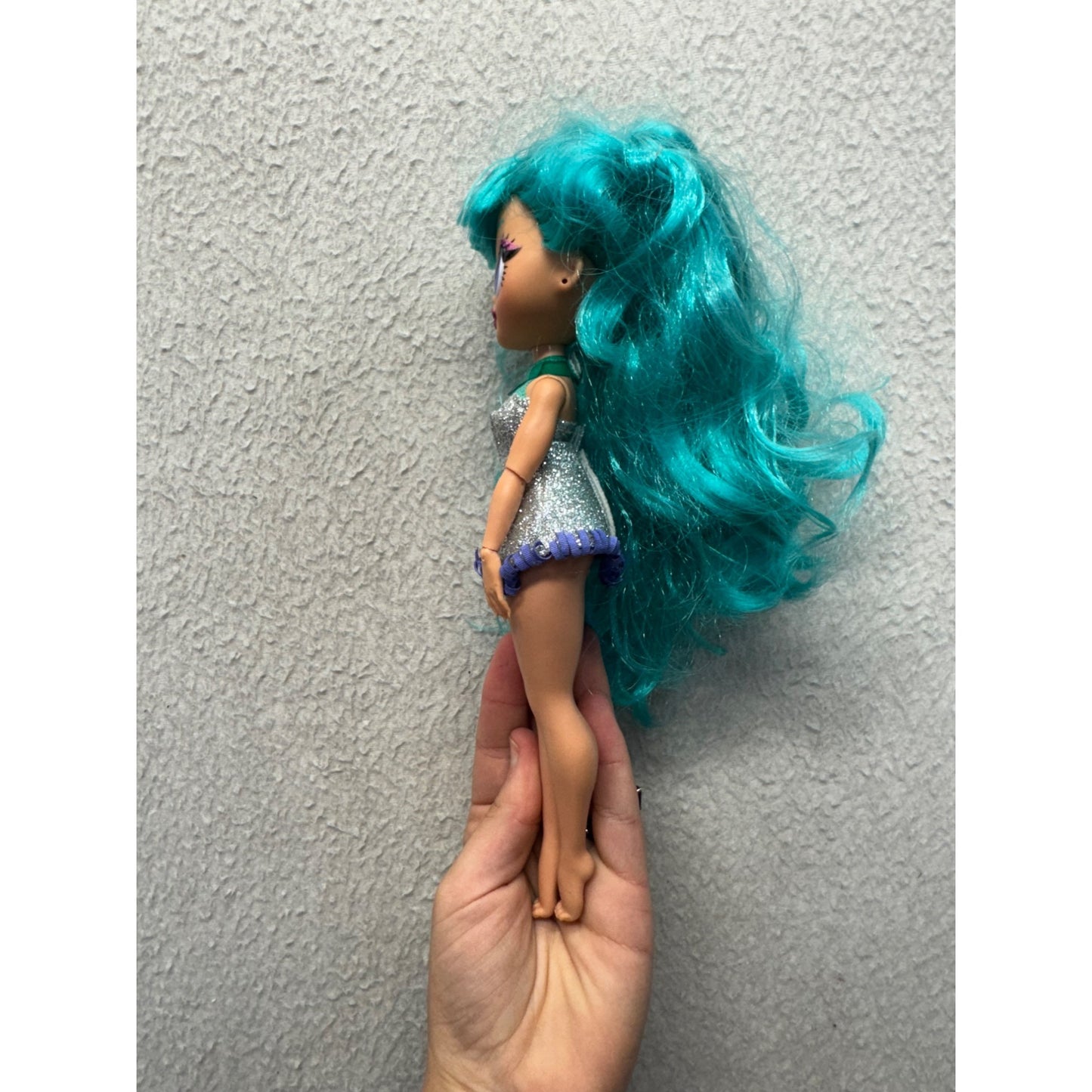 LOL Surprise Doll With Teal Hair & Glitter Silver Dress #9956
