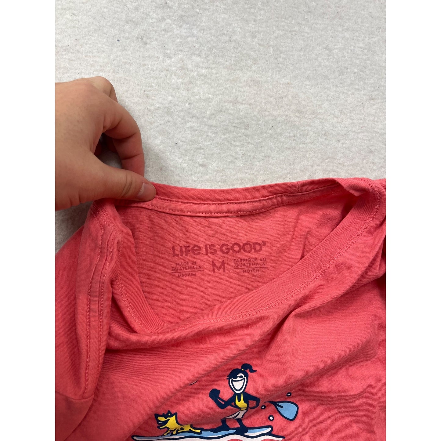 Life Is Good Red Graphic Tee Medium #156C