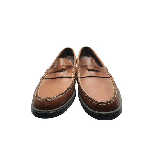 Dexter Brown Leather Penny Loafers Size 9.5 9441