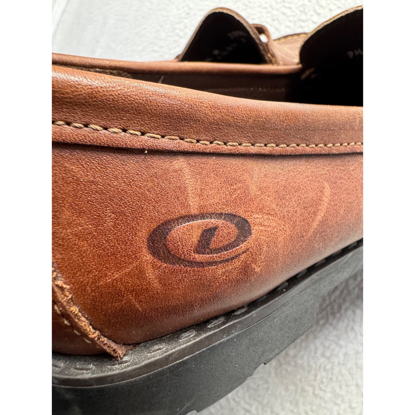 Dexter Brown Leather Penny Loafers Size 9.5 9441