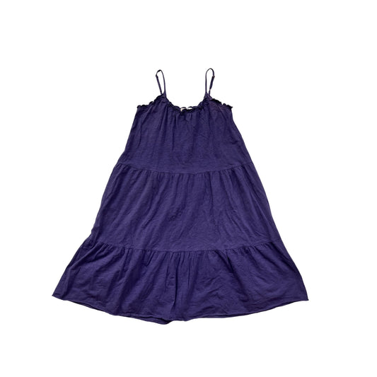 Natural Life Womens XS Purple Tiered Spaghetti Strap Sundress #6611