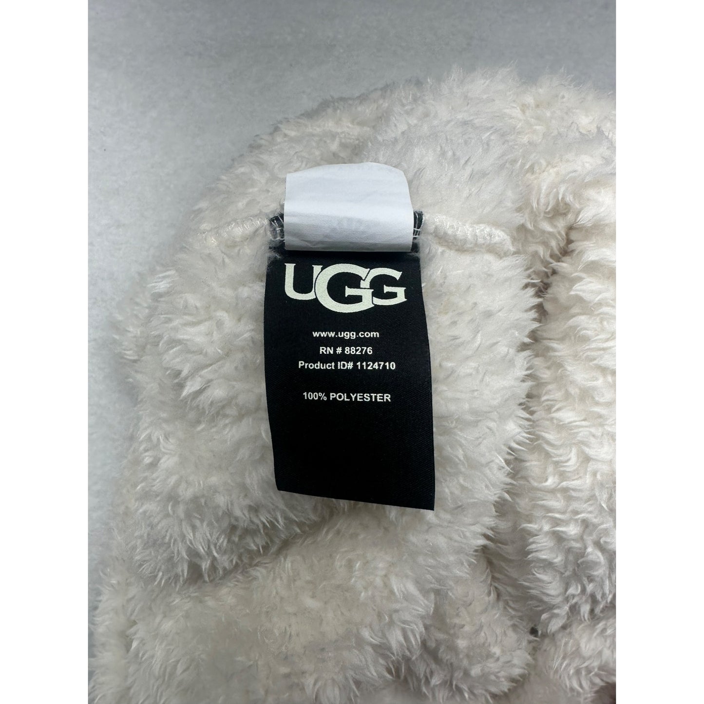 UGG Womens Cozy Fleece Lounge Pants L White Polyester 6031
