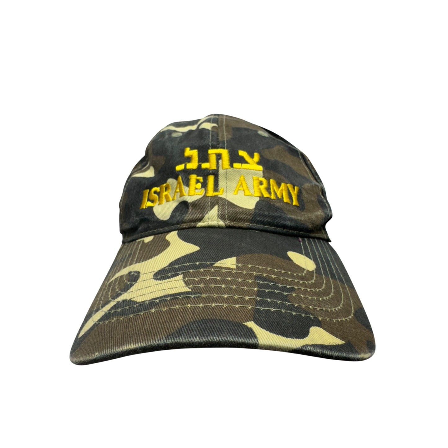 Authentic Israel Army Idf Zahal Military Camo Baseball Cap Veteran Hat #66B