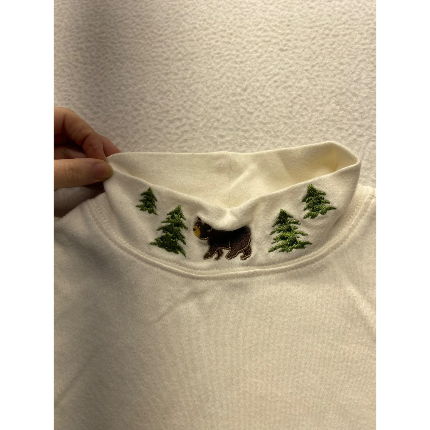 Vintage Breckenridge Embroidered turtleneck #5514