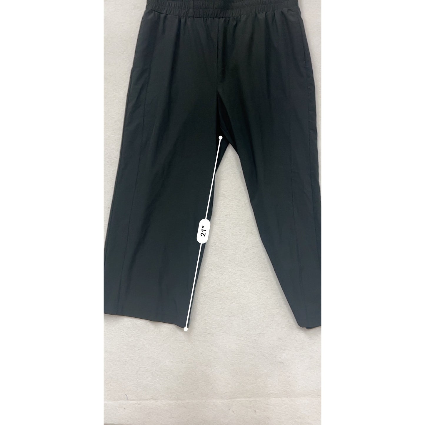 Telluride Black Wide-Leg Pants L Made In China #844A
