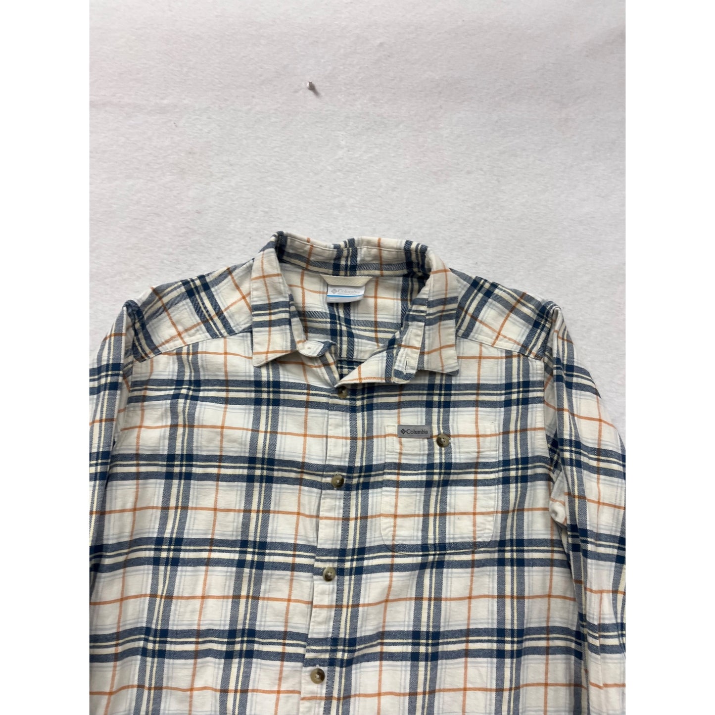 Columbia Plaid Button-Up Shirt #8825
