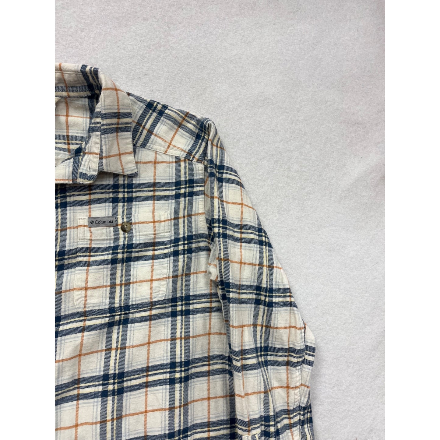 Columbia Plaid Button-Up Shirt #8825