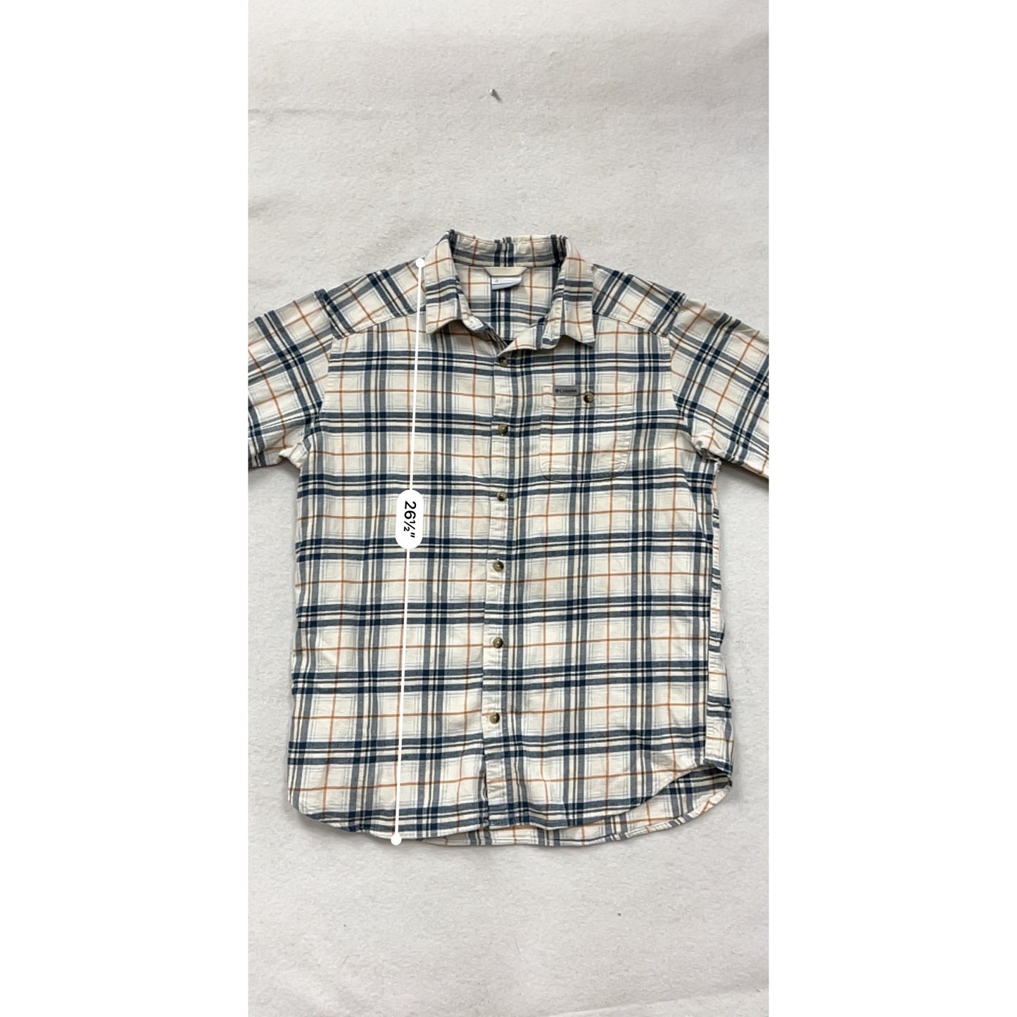 Columbia Plaid Button-Up Shirt #8825