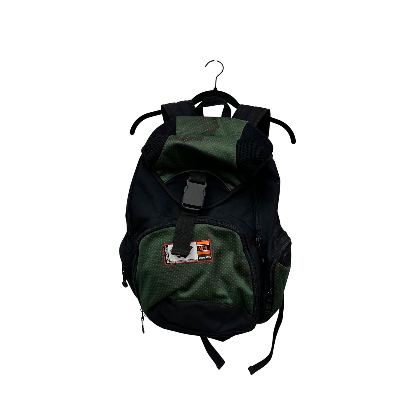 NHL Minnesota Wild Black & Green Backpack #8775