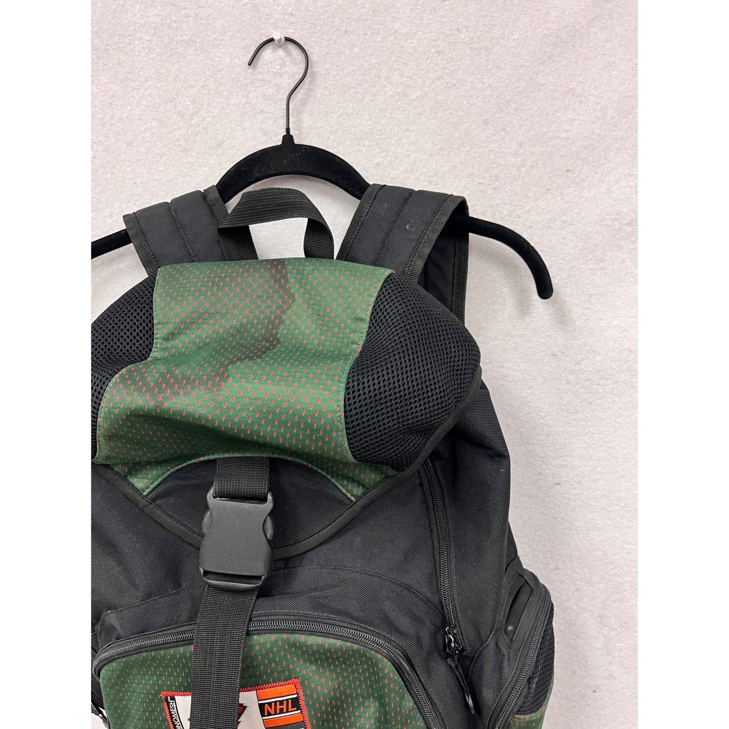 NHL Minnesota Wild Black & Green Backpack #8775