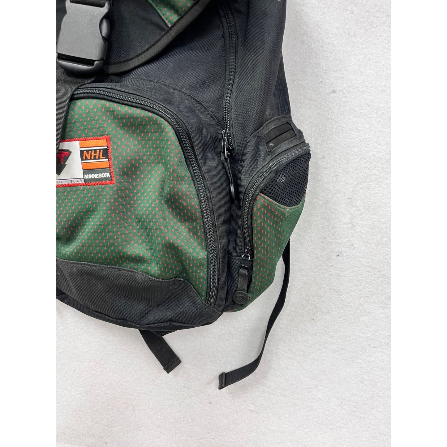 NHL Minnesota Wild Black & Green Backpack #8775