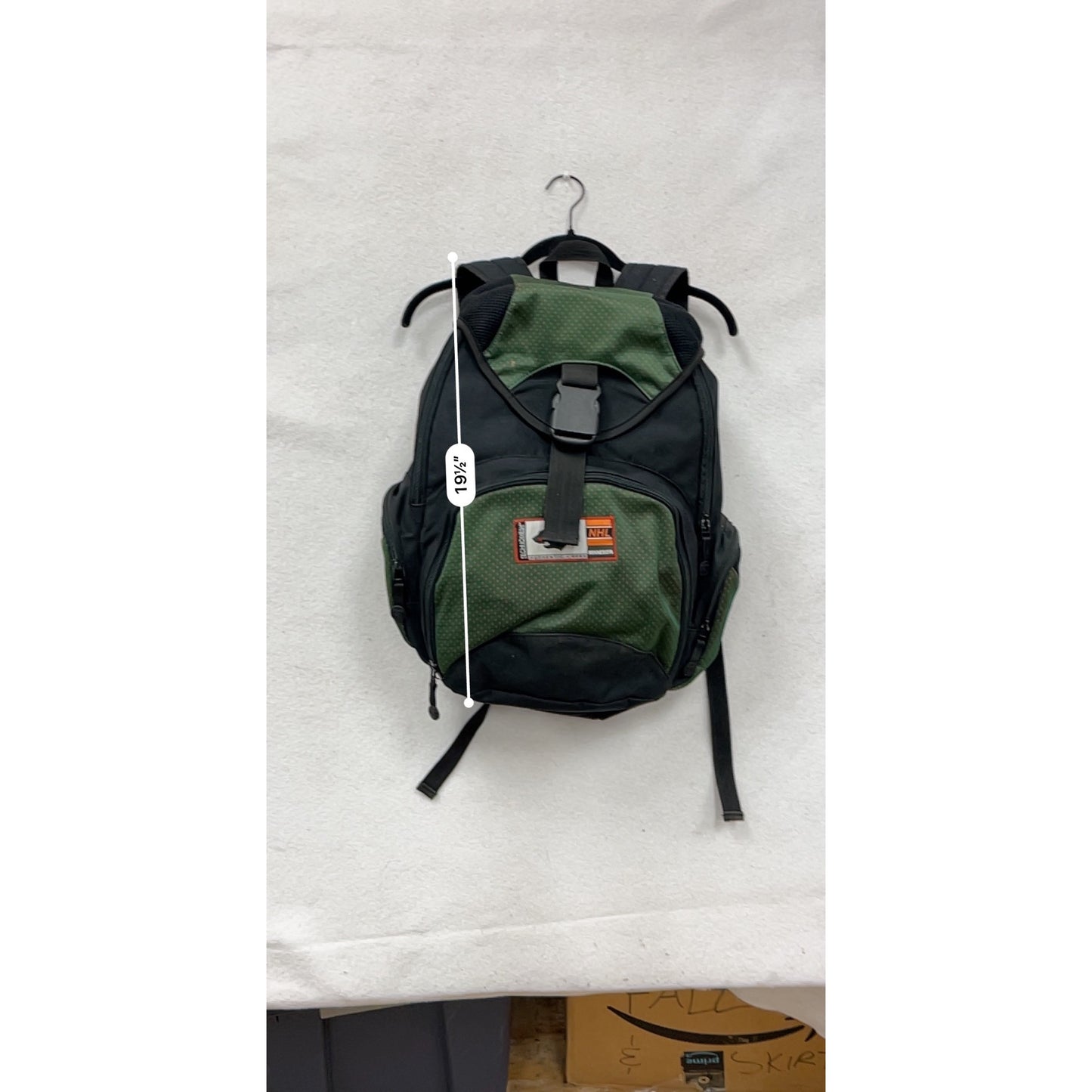 NHL Minnesota Wild Black & Green Backpack #8775
