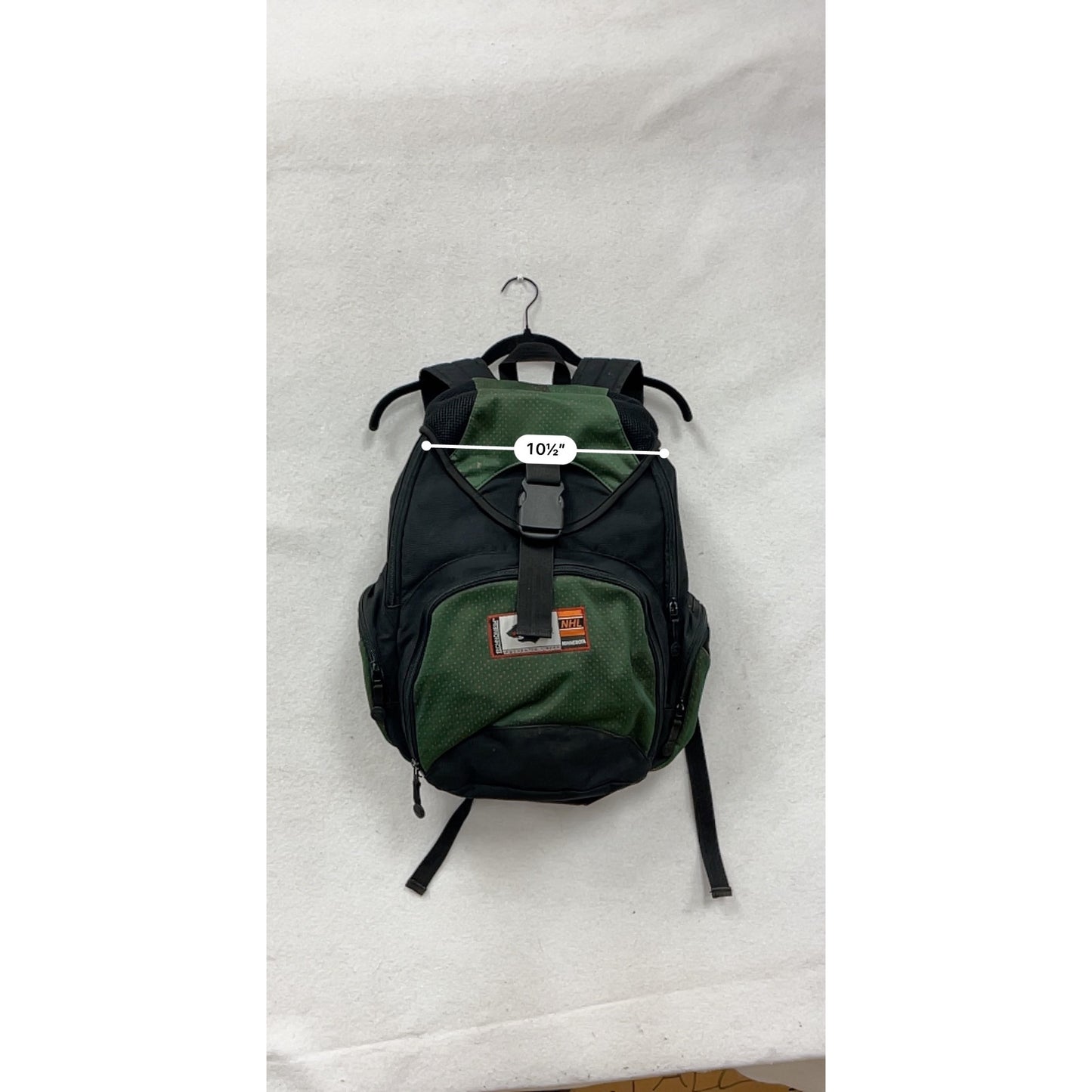 NHL Minnesota Wild Black & Green Backpack #8775