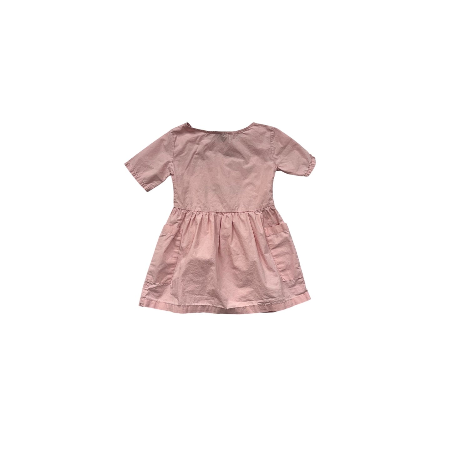 BoBoChoses Girls Organic Cotton Dress Pink Rainbow Print 18-24M #8189