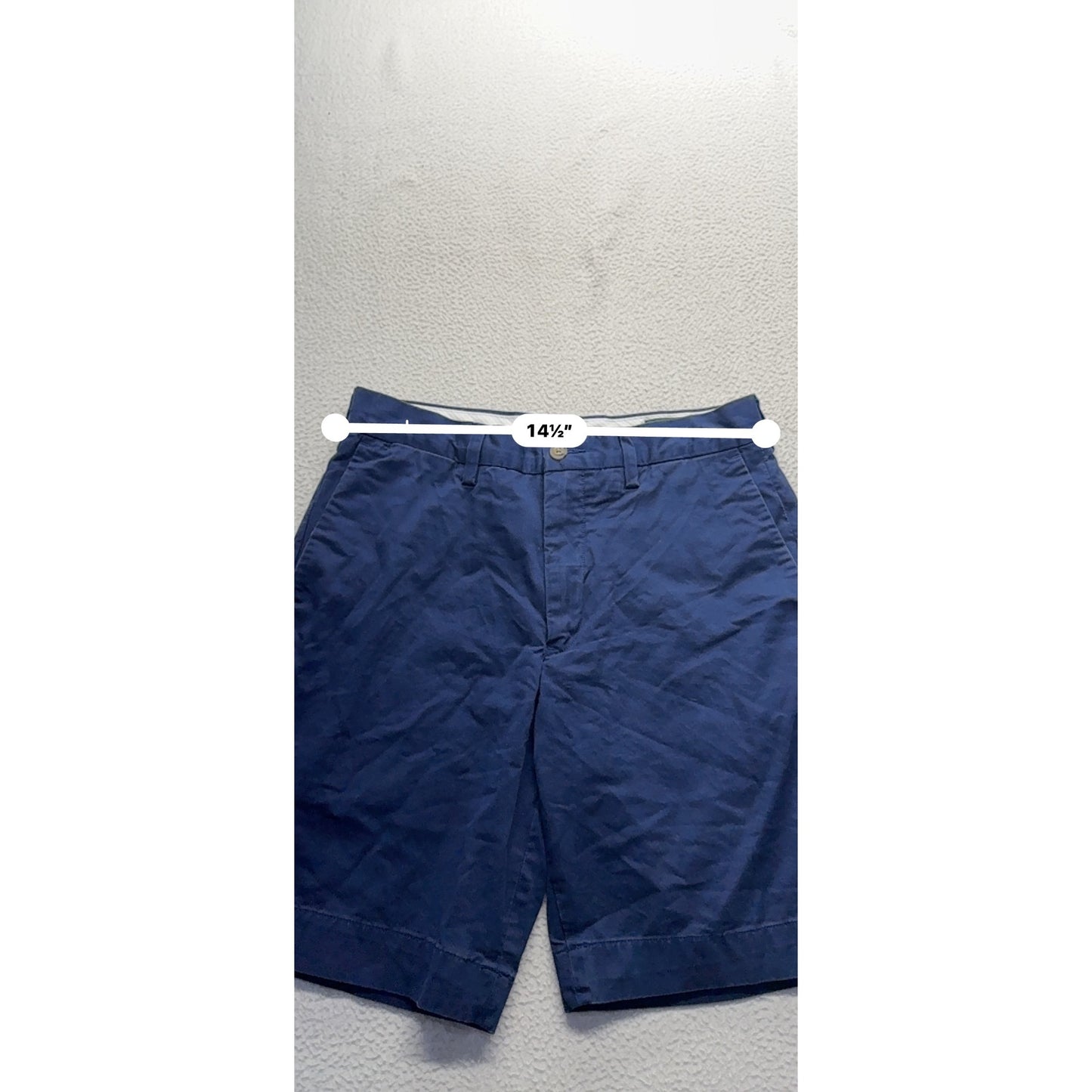 Polo Ralph Lauren Stretch Classic Fit Navy Blue Chino Shorts Size 29 #9348